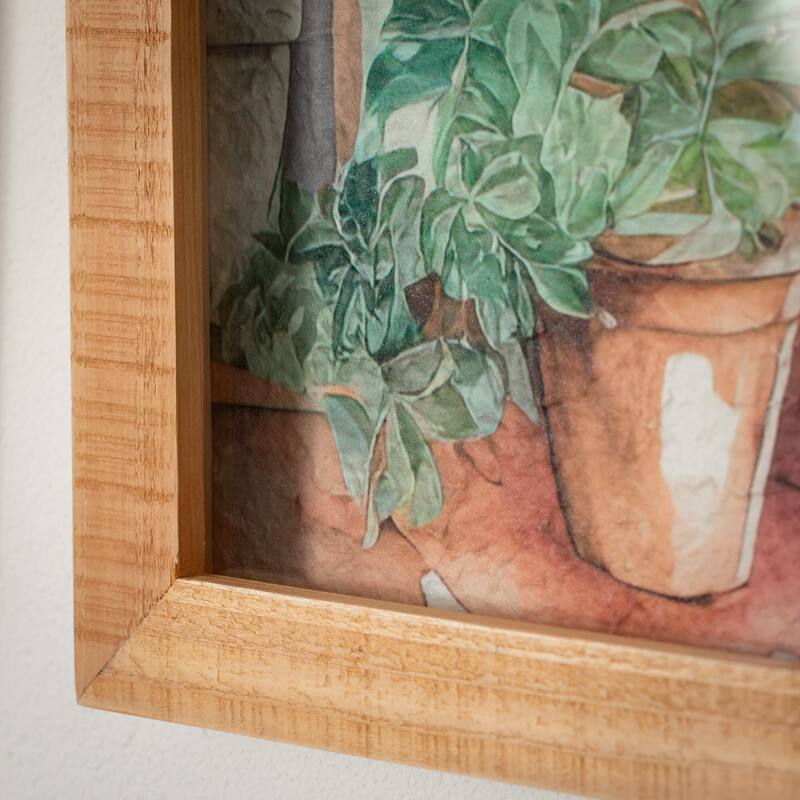 Sullivans 12" Planter Shadow Box Artwork Set of 3, Multicolor