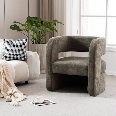 Full Assembled Upholstered Accent Chair For Living Room