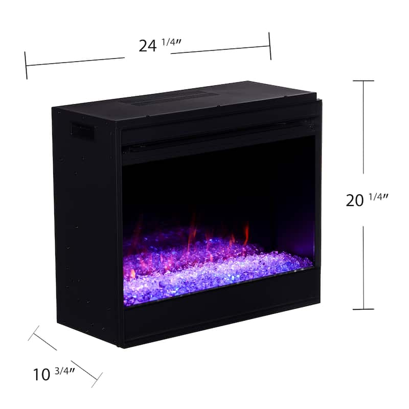 SEI Furniture 23" Color Changing Electirc Firebox w/ Remote Control