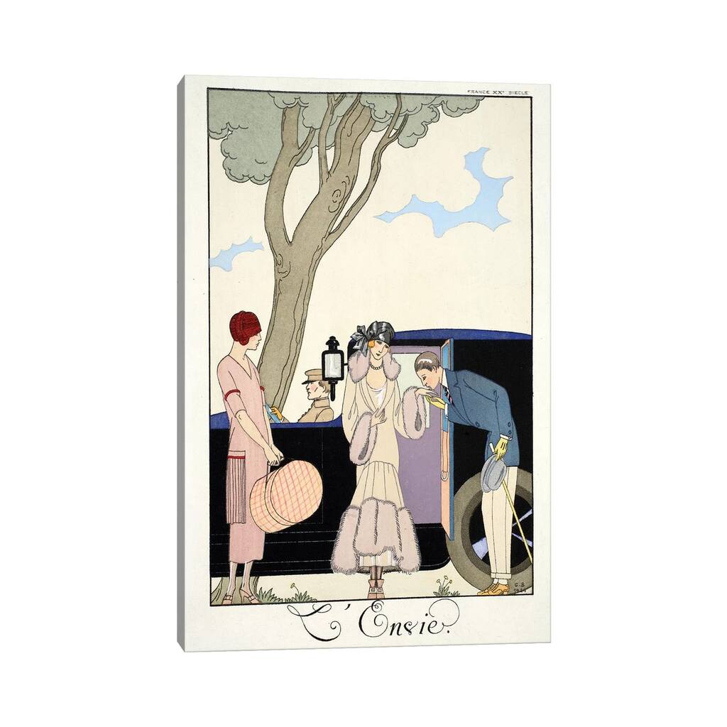 iCanvas "Envy, Almanach des Modes Presentes, Passees et Futures, 1925" by George Barbier Canvas Print