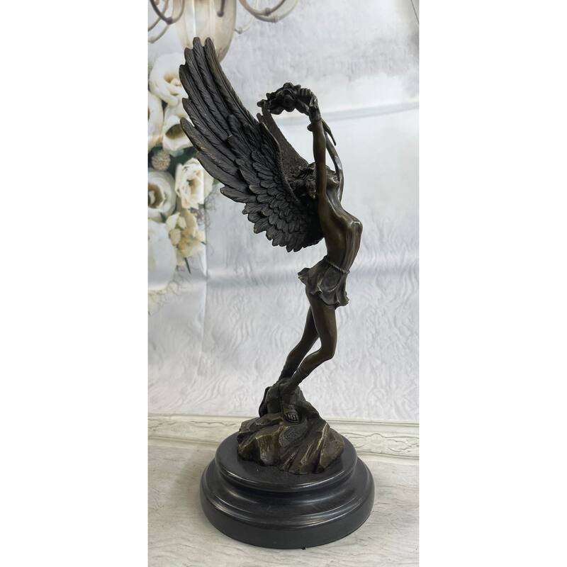 Hand Made Venus Goddess Of Love Bronze Sculpture Statue Art Figurine By Moreau