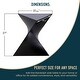 preview thumbnail 7 of 184, Randolph Indoor Side Table - Lightweight Triangular Design Accent End Table for Home Office Living Room and Bedroom, No Assembly
