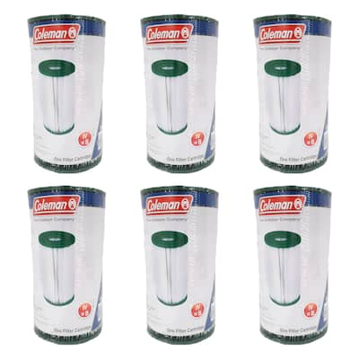 Coleman 90358 Pool Filter Pump Replacement Cartridge Type IV, Type B (6 Pack) - 1