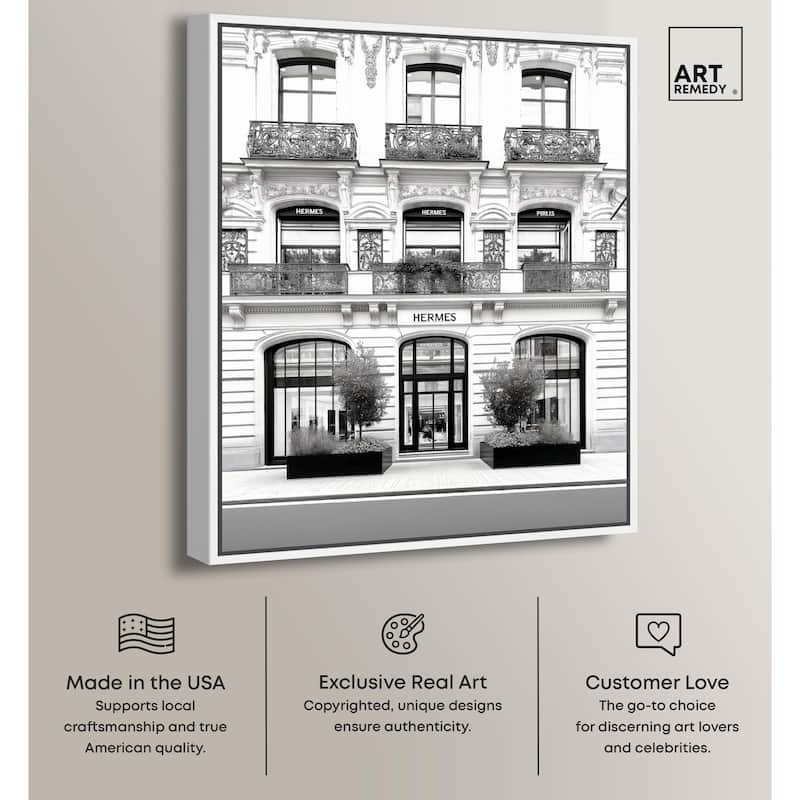 Lux Store Front Canvas by Art Remedy