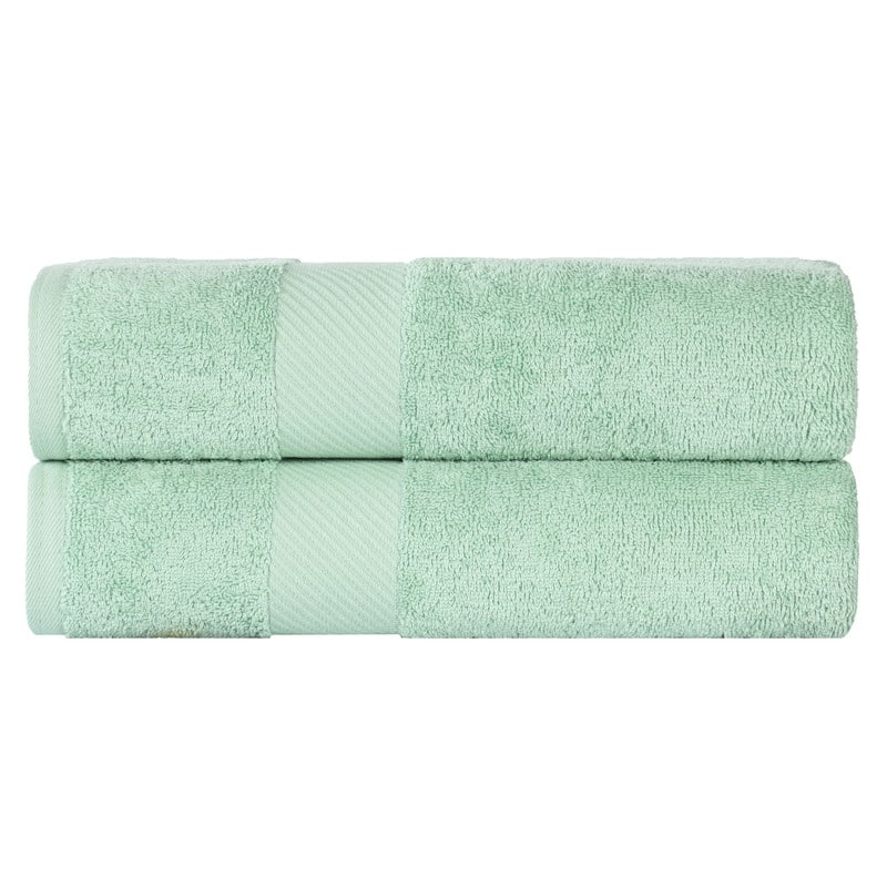 Superior Luxury Solid Highly Absorbent Egyptian Cotton Bath Sheet Towel - (Set of 2)