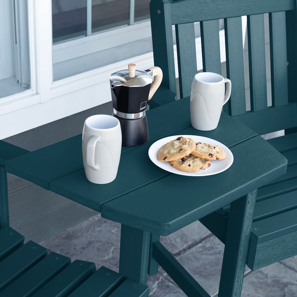 HIGHWOOD Eco-Friendly Adirondack Tete-a-Tete Connecting Table