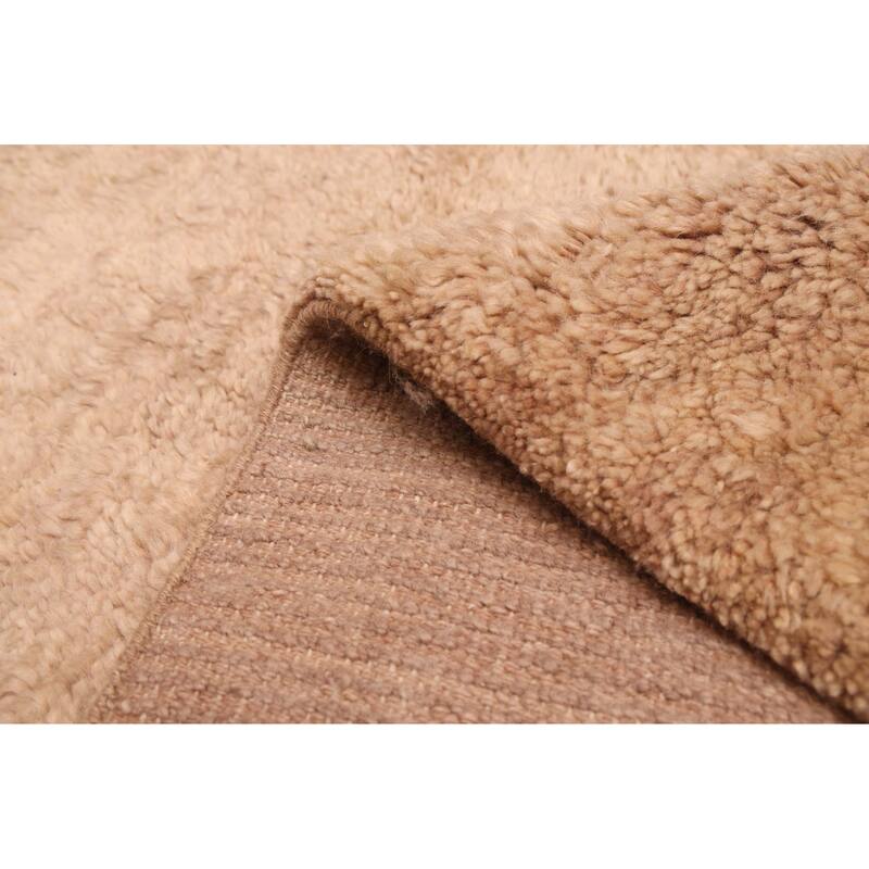 ECARPETGALLERY Hand-knotted Pak Finest Gabbeh Tan Wool Rug - 10'5 x 13'5