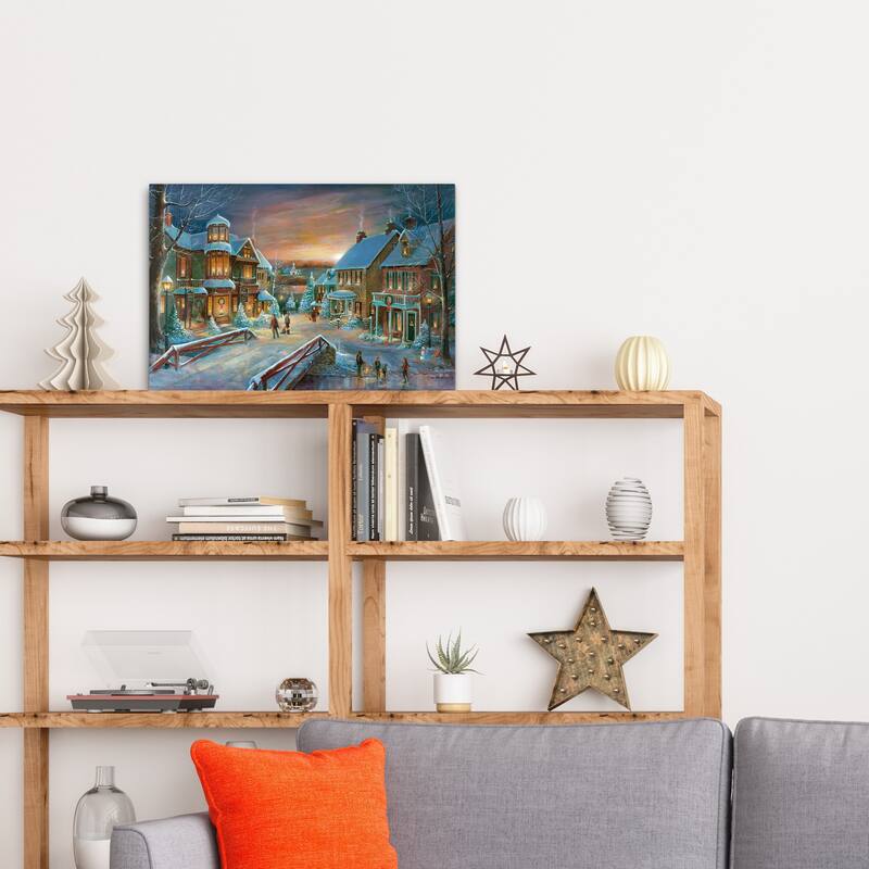 Home For The Holidays-Premium Gallery Wrapped Canvas - Ready to Hang