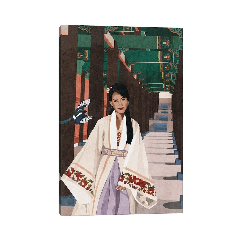 iCanvas "Korean Beauty - Hanbok" by Phung Banh Canvas Print