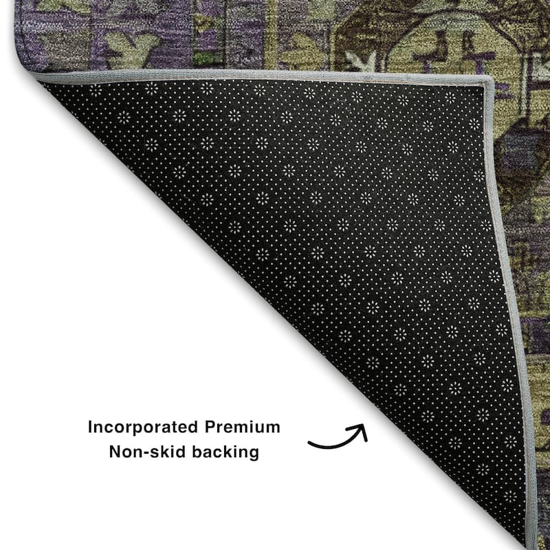 Premium Washable Super Soft Traditional Global Mayfield Rug