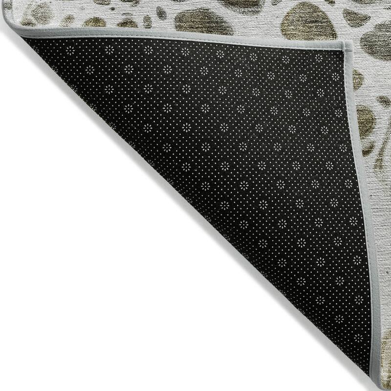 Machine Washable Indoor/ Outdoor Chantille Abstract Contemporary Rug