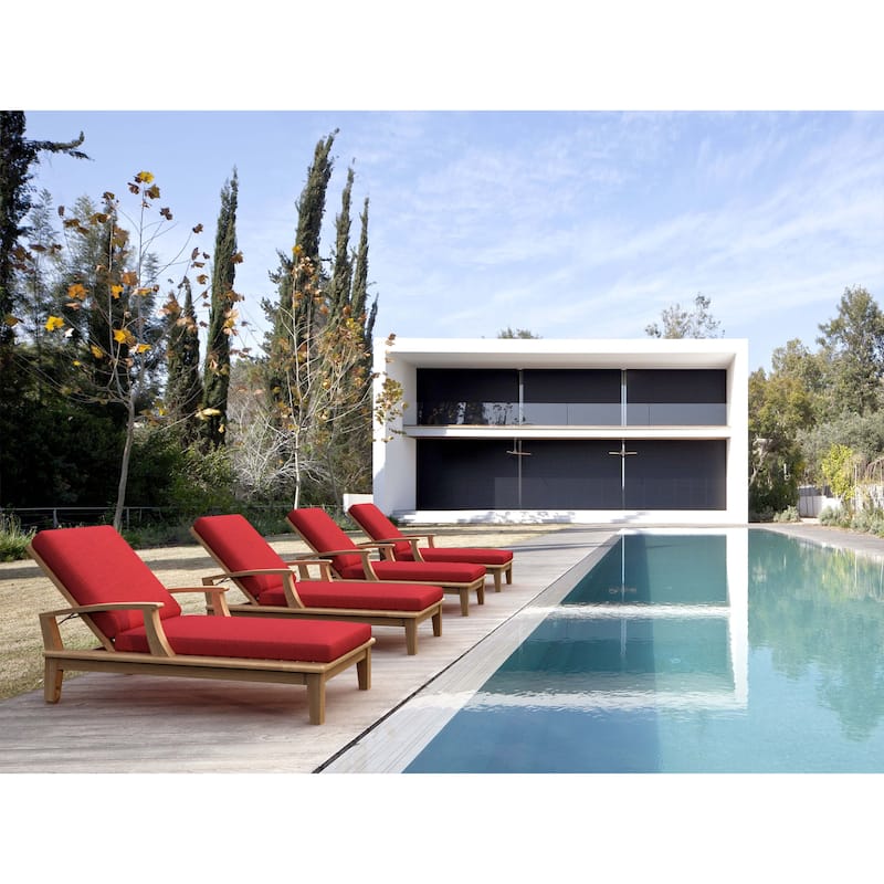 Brianna Sun Lounger 4-Pieces Set - No Cushion