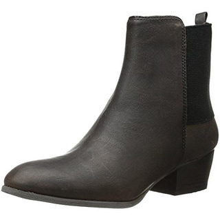 Sam & Libby Women's 'Bustamove' Black Heeled Ankle Boots - 13712069 ...
