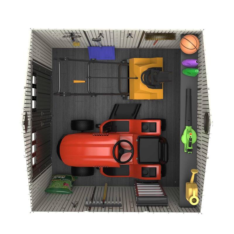 Lifetime 8 Ft. x 7.5 Ft. Outdoor Storage Shed (6411)