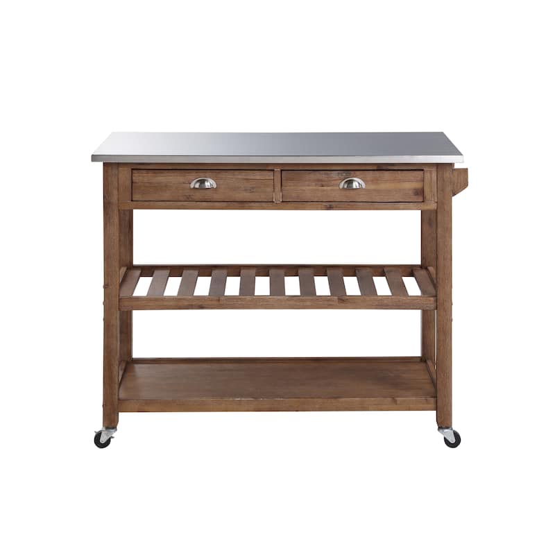 Firebranch Wire-brush Kitchen Cart