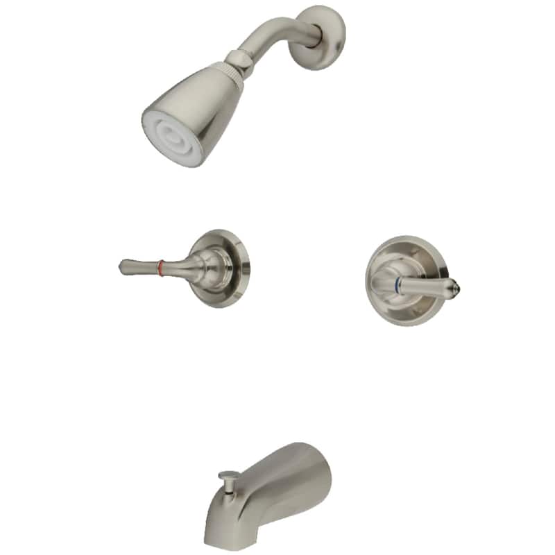 Magellan Two-Handle Tub and Shower Faucet - Brushed Nickel