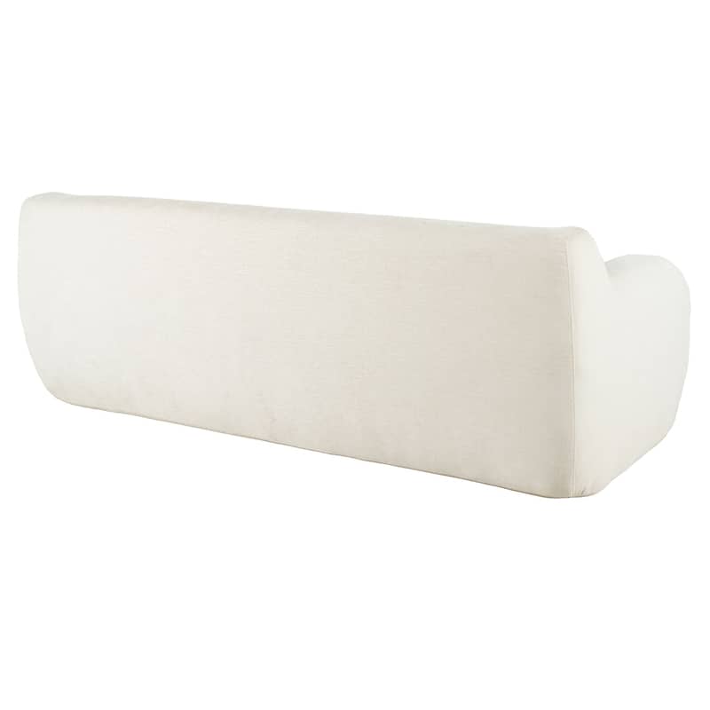 Modern Curved Upholstered Sofa