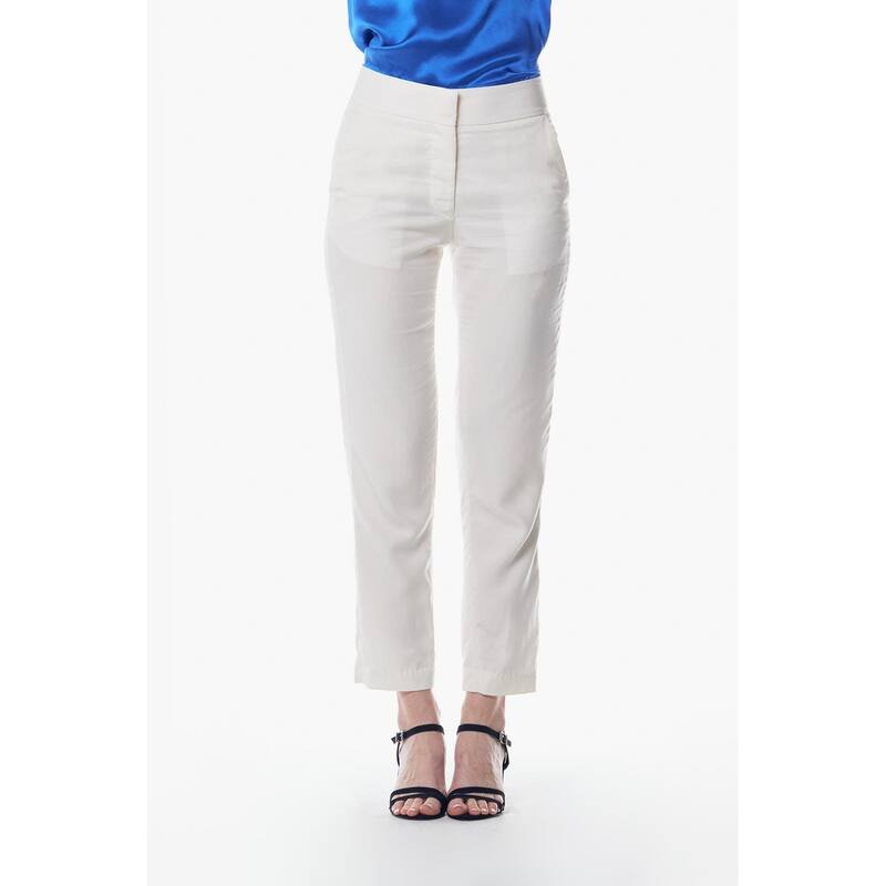 White Tailoring Slim Pants - M