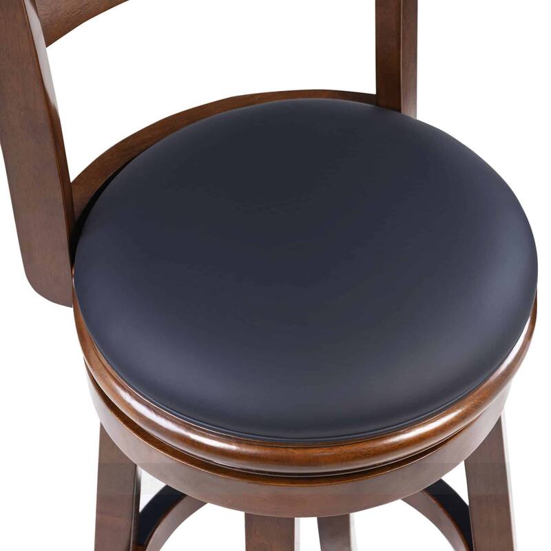 Palmetto Rubberwood 29-inch Swivel Stool