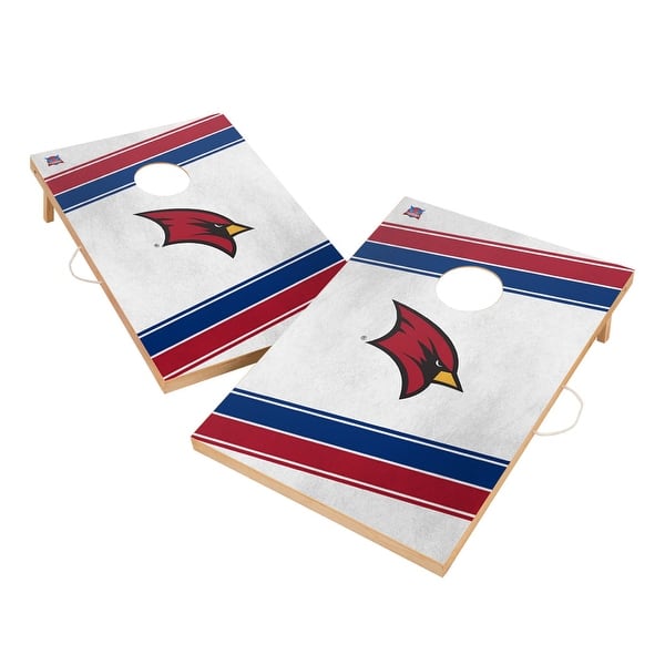 slide 2 of 5, Saginaw Valley State University Cardinals Regulation 2x4 Cornhole Set