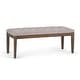 preview thumbnail 60 of 78, WYNDENHALL Hopewell 48 inch Wide Traditional Rectangle Ottoman Bench