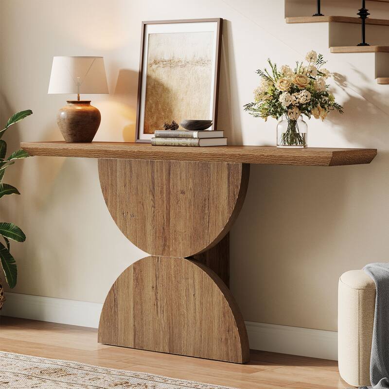 63-Inch Console Table for Entryway