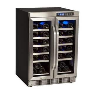 Top Rated Edgestar Wine Refrigerators Coolers For Less Edgestar Cwr361fd 24 Inch Wide 36 Bottle Built In Wine Cooler With Dual Cooling Zones