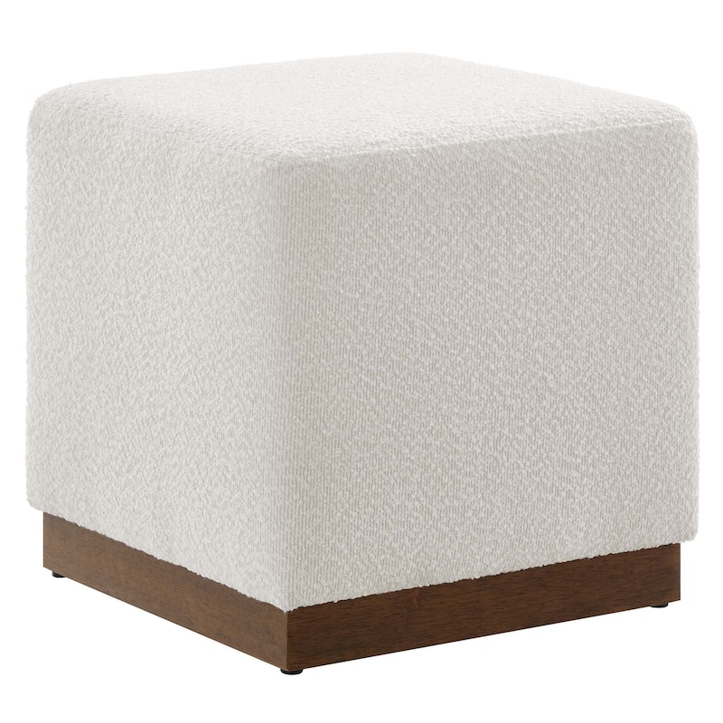 Tilden 17"/28" Square Boucle Upholstered Ottoman