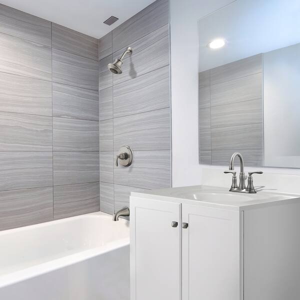 Design House 586321 Cultured Marble Vanity Top 31x22, White on White