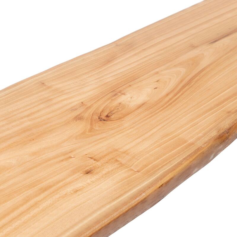 Live Edge Rustic Solid Wood Bench Dining Bench