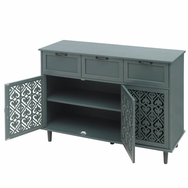Three-Door Three-Drawer Cabinet