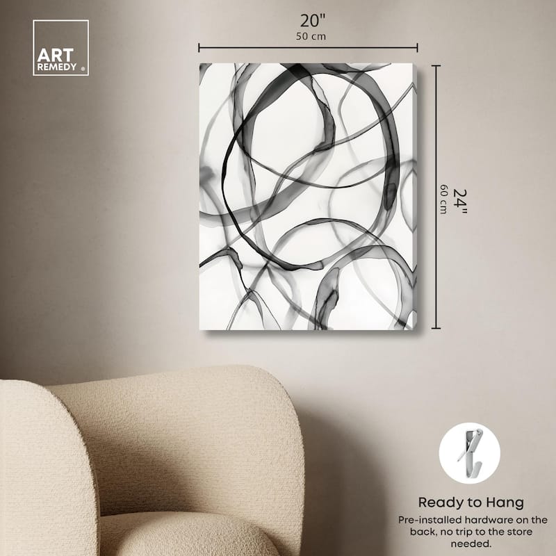 Dynamic Interplay II Canvas by Art Remedy, Gallery Wrapped