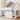 GDFStudio - Modern Wooden Loft Bed with Canopy Roof and Storage Cabinet