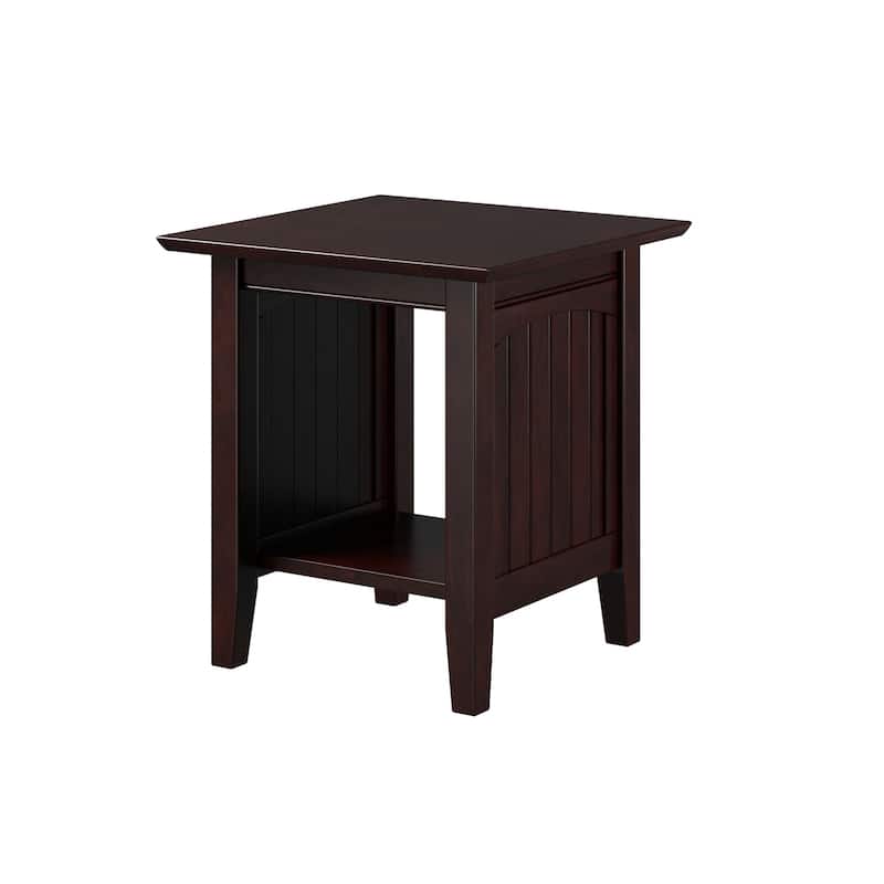 End Table Espresso Finish - Living Room Side Table - Small Accent Table - Home Furniture - 22