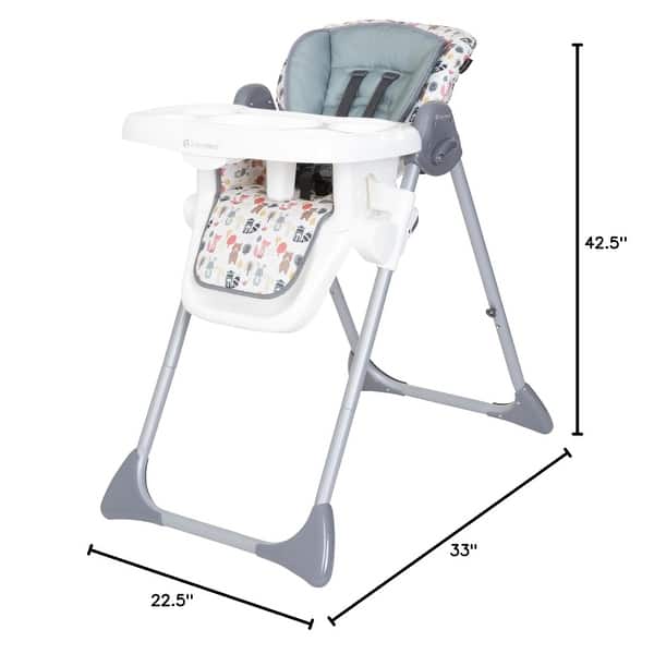 dimension image slide 2 of 3, Sit Right 3-in-1 High Chair, Baby Highchair