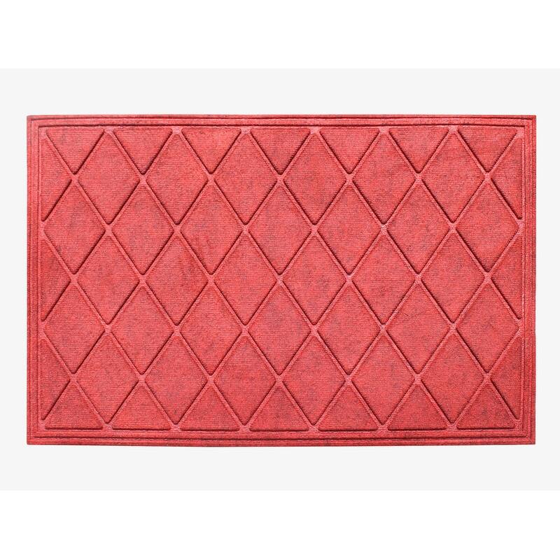 A1HC Water retainer Indoor/Outdoor Doormat, 24" x 36" - Red