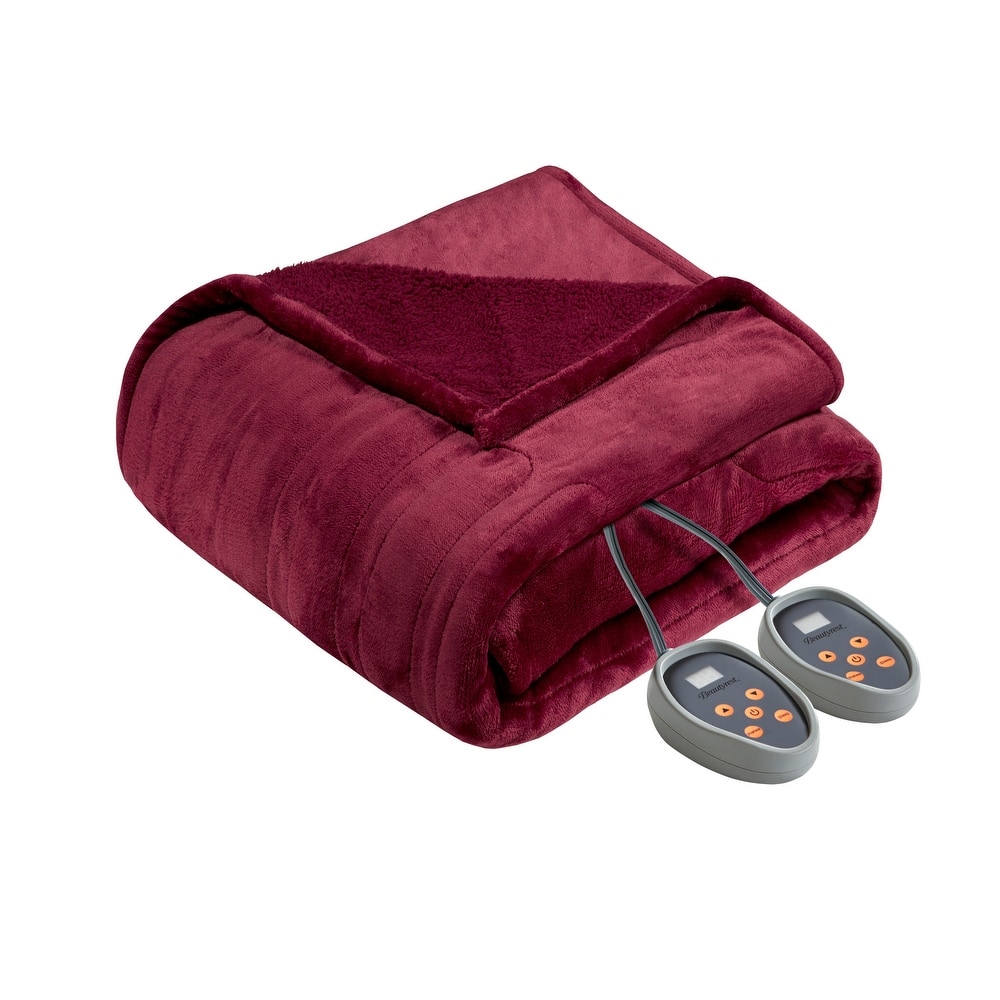 Beautyrest Heated Microlight to Berber Blanket