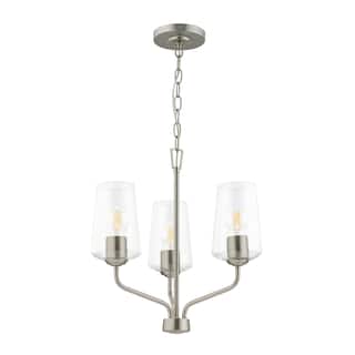 Celino Three-Light Chandelier with Clear Glass - 18