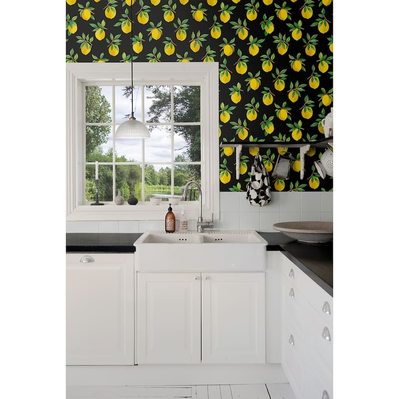 Daisy Bennett Designs Lemoncello Peel and Stick Wallpaper