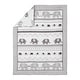 preview thumbnail 4 of 4, Sweet Jojo Designs Grey and White Boho Bohemian Elephant Boy Girl Gender Neutral 3p Nursery Crib Bedding Set Gray Safari Animals