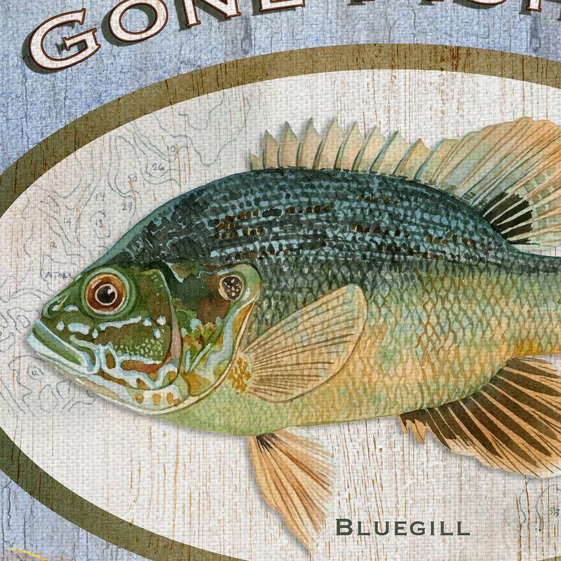 Gone Fishing Canvas Art Print