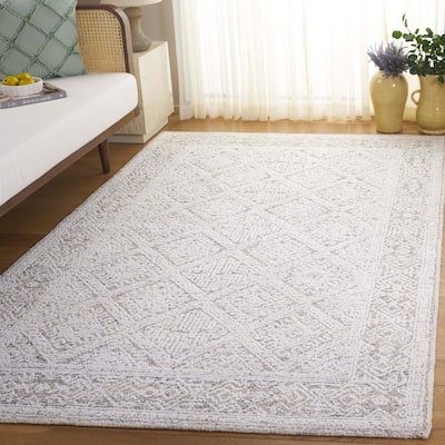 SAFAVIEH Handmade Ebony Kinue Contemporary Wool Rug