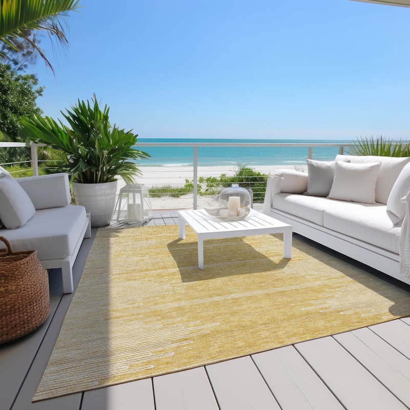 Machine Washable Indoor/ Outdoor Boho Moroccan Rug