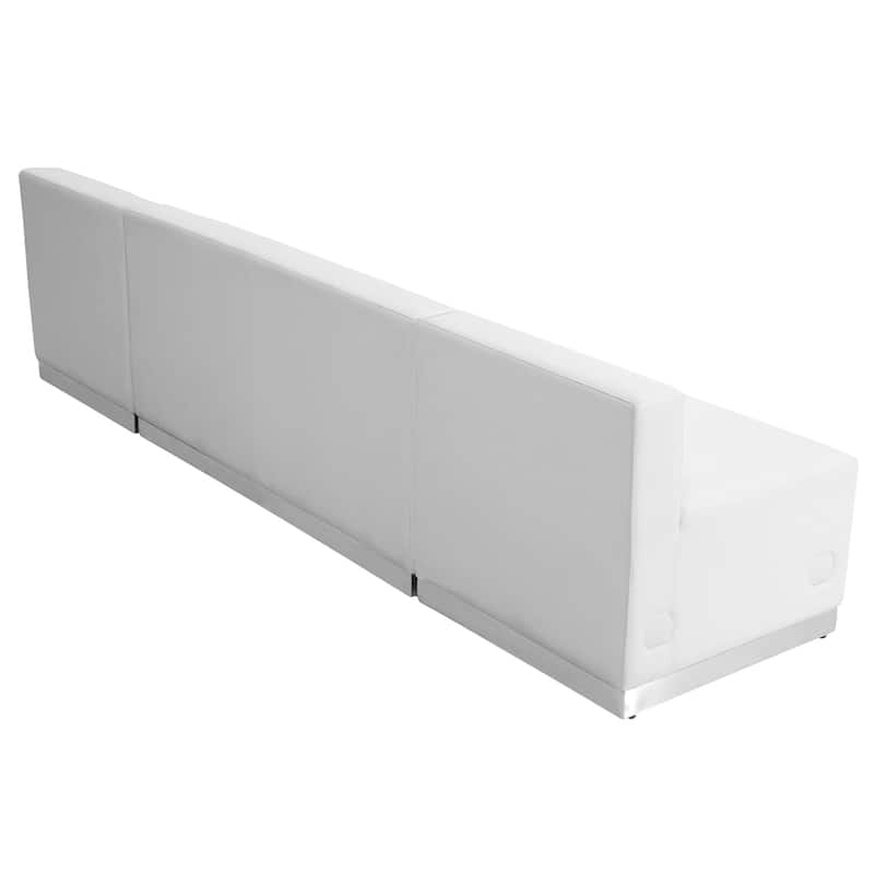 3 PC LeatherSoft Modular Reception Configuration w/Taut Back &Seat