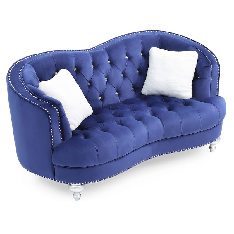 Jewel Velvet Loveseat