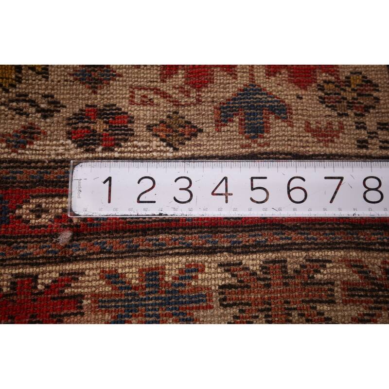 Kazak Vegetable Dye Foyer Rug Hand-Knotted Wool Carpet - 3'5"x 5'3"