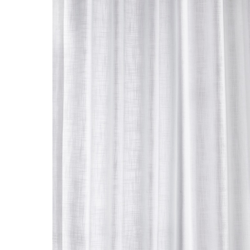 Exclusive Fabrics Heavy Faux Linen Light Filtering Curtains For Bedroom, Living Room (1 Panel)