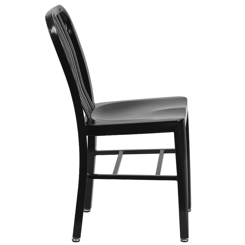 Metal Indoor-Outdoor Chair - 15.5"W x 20"D x 33.25"H