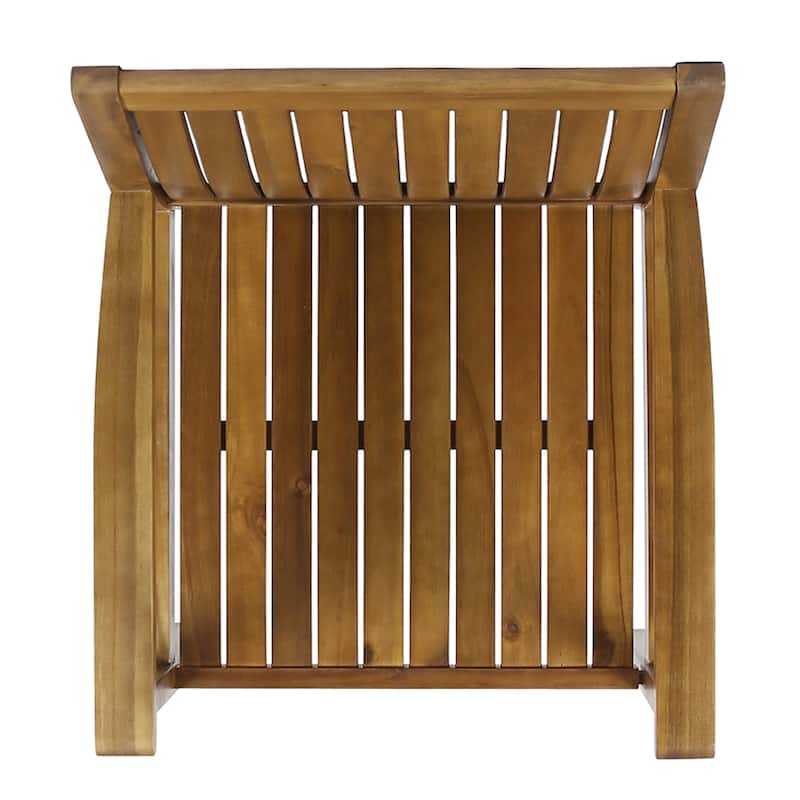 Wilson Outdoor Acacia Wood Dining Chairs (Set of 2) by Christopher Knight Home