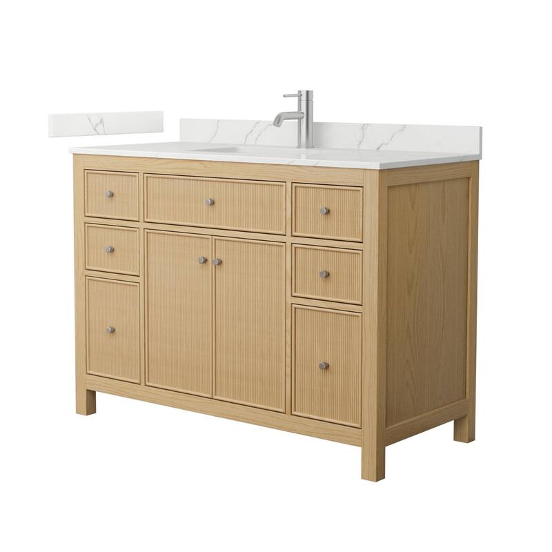 Wyndham Collection WCF9292-48S-QTZ-UNSMXX Pendry 48" Free Standing